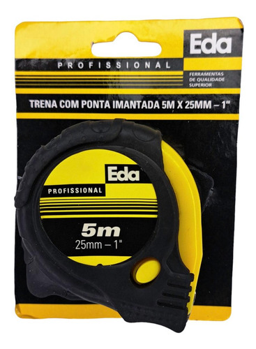 Trena Eda Emborrachada Profissional 5mx25mm Com Ima - 8nk