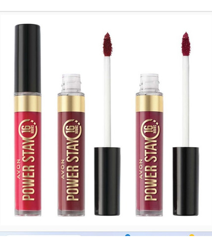 Labial Liquido Mate Power Stay 16 Horas De Duración Avon Color All Fire Up