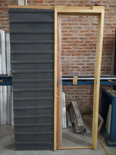 Imagen 2 de 3 de Puerta De Embutir Corrediza Cedro Hoja De 70 Marco Madera