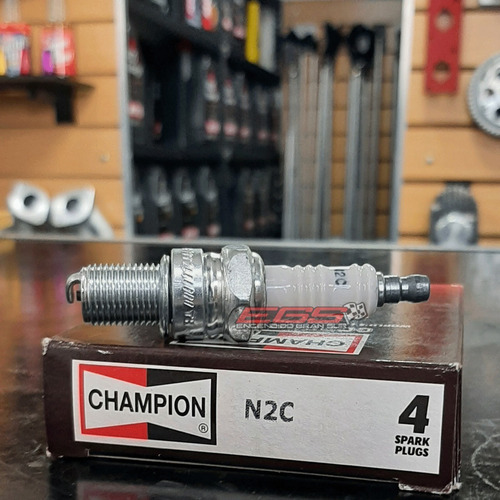 Imagen 2 de 4 de Kit X 4 Bujias Champion N2c (w3c) Egs
