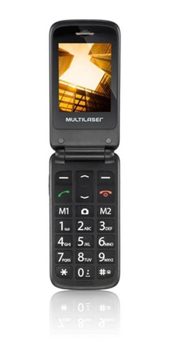 Celular Flip Vita Azul Dual Chip Quadriband P9020 Multilaser