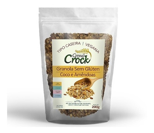 Granola Coco E Amêndoas - 200g Kit Com 18 Unidades