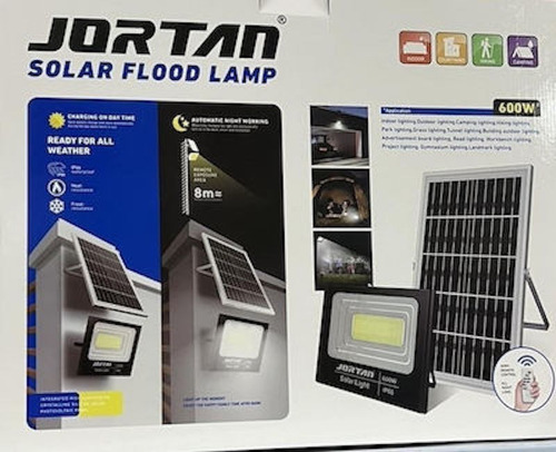 Imagen 3 de 3 de Reflector Led Recargable Panel Solar 600w Extra Potente Ip66
