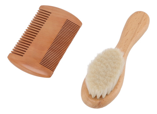 Conjunto De Escova De Cabelo Para Bebês, Pente E Pente De Ma