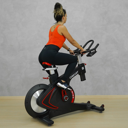 Bicicleta Ergométrica Spinning Profissional S500 Consport Cor Preto