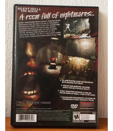 Silent Hill 4 The Room Ps2 Completo Original (leia) (Usado)