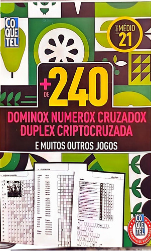 Revista Dominox, Numerox,cruzadox,duplex,e Criptocruzada.240