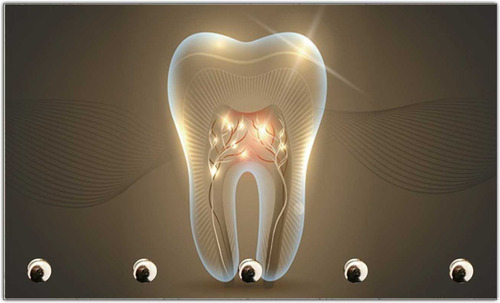 Porta Chaves Dentista Odontologia Chaveiros Organizador D6