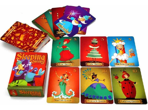 Juego Sleeping Queens, Juego De Cartas Sleeping Queens, Game