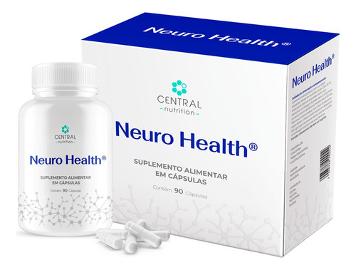 Neuro Health Saúde Cerebral 90 Cápsulas Central Nutrition Sabor Natural