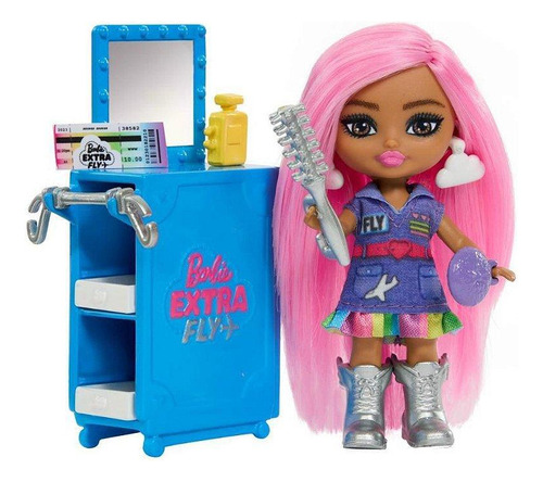 Barbie Extra Minis Fly Jet Con Acsesorios (hpf72)