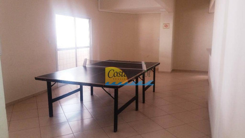 Apartamento Com 1 Dormitório À Venda, 65 M² Por R$ 235.000,00 - Vila Guilhermina - Praia Grande/sp - Ap7312
