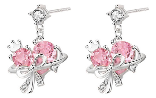 E Collar Con Colgante De Corazón Pendientes De Corazón De