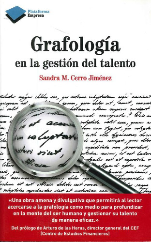 Libro Grafología En La Gestión Del Talento De Sandra M. Cerr