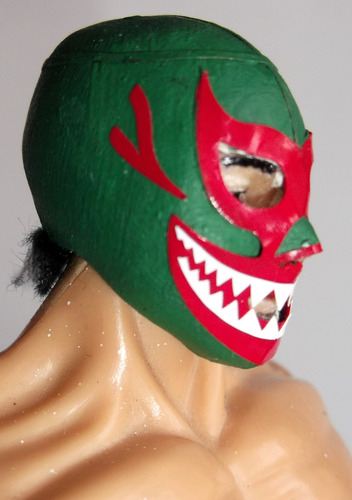 Mil Máscaras Variante Tiburón Figura Custom En Escala 1:12 (Usado)