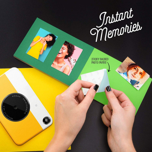 Papel Zink Kodak Premium 2x3, 100 Hojas Con Funda Blanda