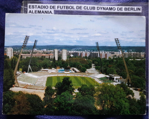 Postal Estadio De Fútbol Club Dynamo De Berlín Alemania
