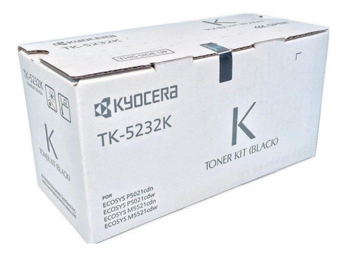 Imagen 1 de 1 de Toner Tk-5232k Kyocera Original Para P5021cdn/cdw