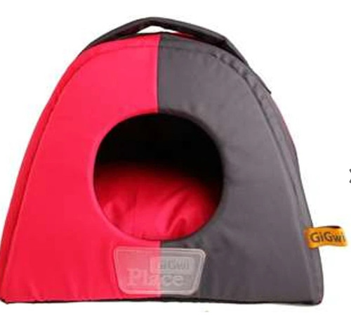 Gigwi Place Casa Cama Grande Iglu Gris Y Rosa L Perro Gato. 