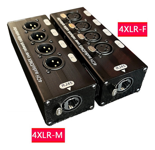 1 Cable De Audio Xlr Y Dmx A Través De Red De 4 Canales Y 3
