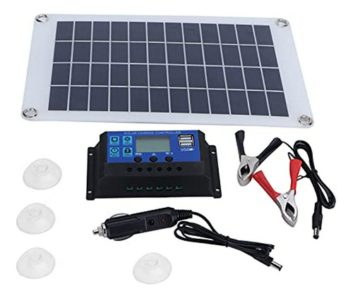 Cargador Solar De Panel Solar 50w 18v Ligero Y Portátil