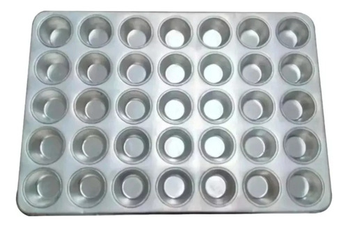 Pack 2 Moldes Para Mantecadas 24 Cavidades Repostería Muffin Plateado