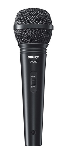 Micrófono Shure Sv200 Vocal Dinámico Karaoke Xlr3 - Cover Co