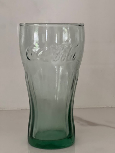 Set X 6 Vasos Vidrio Coca Cola 300 Cc Pasabahce Verde Vintag