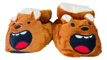 Comprar Babucha Térmica Pantuflas Tela Peluche Oso Escandaloso Niño 