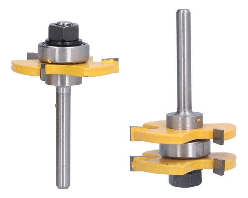 2 Fresas Madera Toma 1/4 - Broca Router Tupi Fresadora