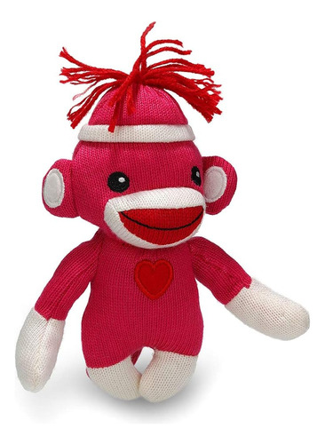 Plushland Sockiez Sock Monkey Baby Doll, Con Sombrero De Lín