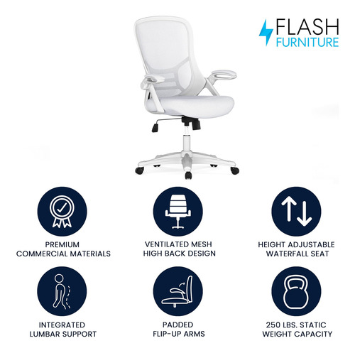 Flash Furniture Porter Silla De Oficina Giratoria Con Respal