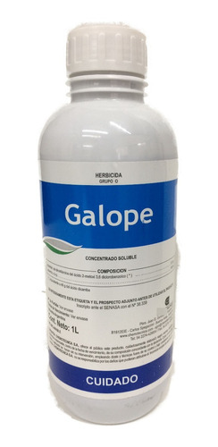 Galope Dicamba 57.8% X 1 Lt Para Hoja Ancha Resistentes