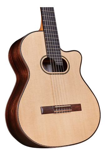 Guitarra criolla clásica La Alpujarra 100K para diestros ébano brillante