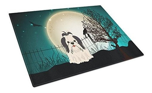 Caroline's Treasures Bb2278lcb Halloween Scary Shih Tzu Tabl