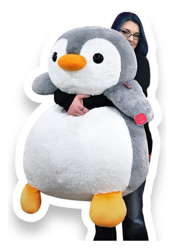 Pingüino Bebe De Peluche Someli 60cm Suave Premium Gigante 