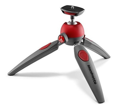 Manfrotto Mtpixievo-rd Pixi Evo 2 Section Mini TriPod (red)