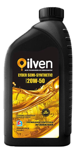 Aceite De Motor 20w-50 Semi-sintetico Oilven 