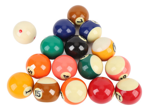 Juego De Bolas De Billar De Resina Estándar De 16 Piezas De