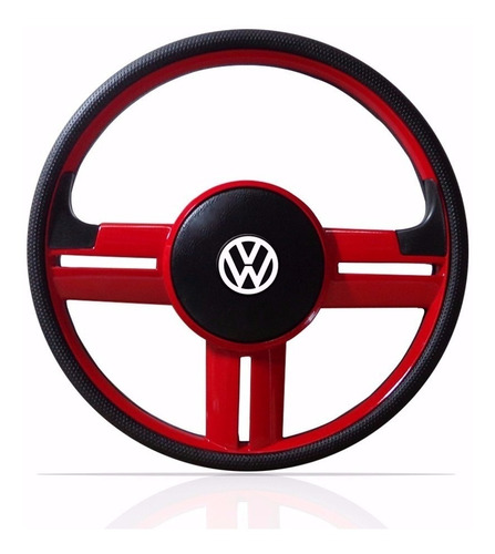 Volante Esportivo Surf Vermelho Gol Passat Até 88 C/ Cubo