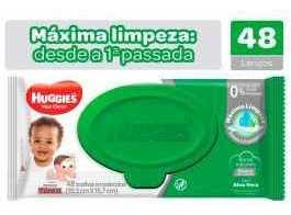 Toalha Umedecida Huggies - Max Clean C/48 Unidades