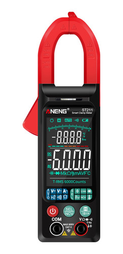 Aneng St211 6000 Cuenta Pinza Amperimétrica De Corriente Alt