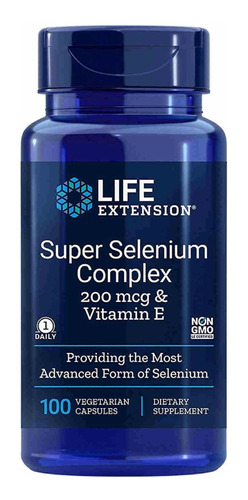 Life Extension Complejo Superselenio 200 Mcg 100 Vegcaps Sfn Sabor Sin sabor