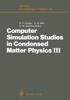 Libro Computer Simulation Studies In Condensed Matter Phy...