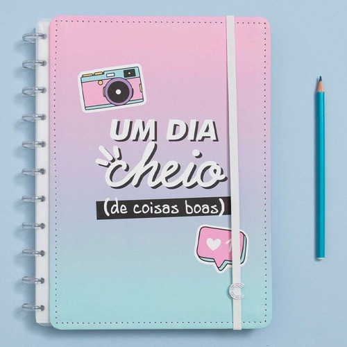 Caderno Inteligente Grande By Uatt Amigas 80 Folhas 01un