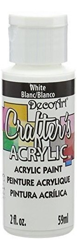 Pintura Acrílica Blanca (2 Oz) - Decoart.