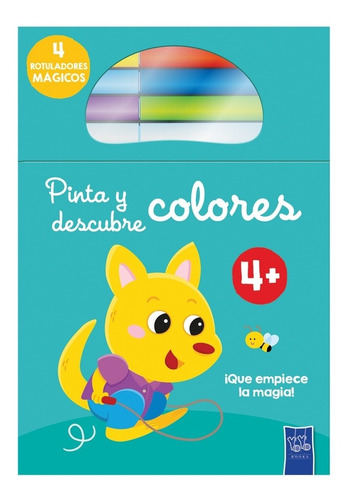 Canguro Pinta Y Descubre Colores