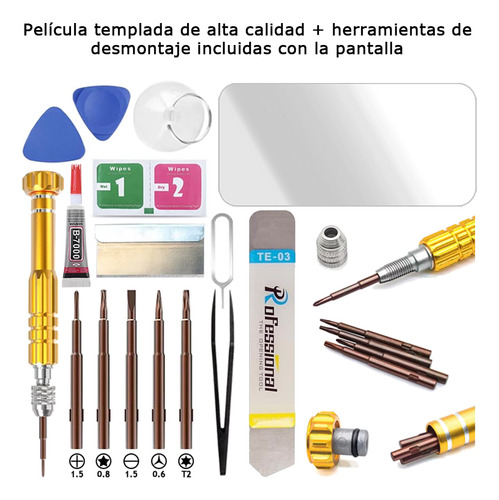 Jkpkj Pantalla Táctil Lcd Para Moto G04 G24 G24 Power Xt2421 Xt2421-2