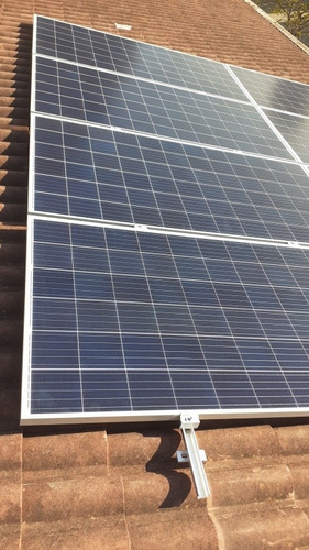 Imagem 1 de 4 de Kit Gerador Sistema Solar Inversor 1300w 4modulos 340w