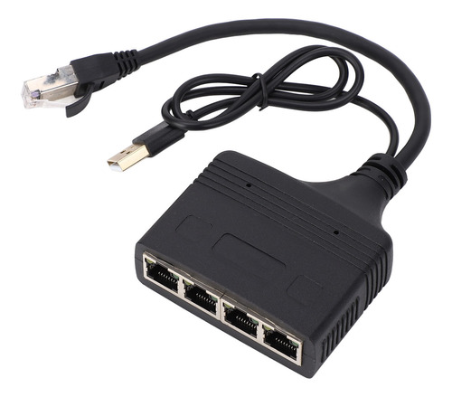 Divisor Ethernet De Red Rj45 Gigabit 1 Entrada 4 Salidas 100